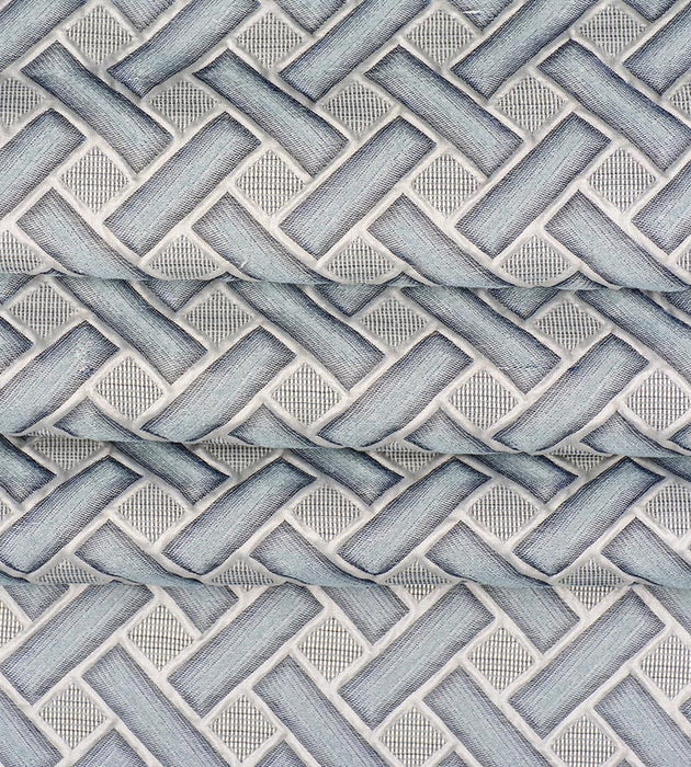 Grey Watkins Rashmil Blue Fabric Sample HS17950002