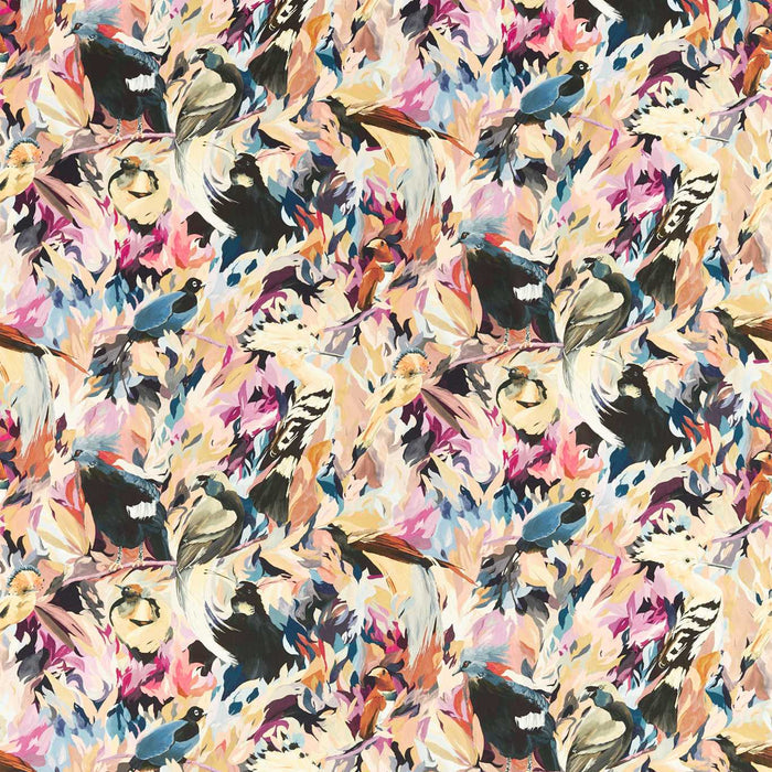 Harlequin Dance of Adornment Pomegrante/ Grounded/Incense Fabric Sample HTEF121009