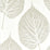 Harlequin Leaf Chalk/Silver Wallpaper Sample HTEW112609