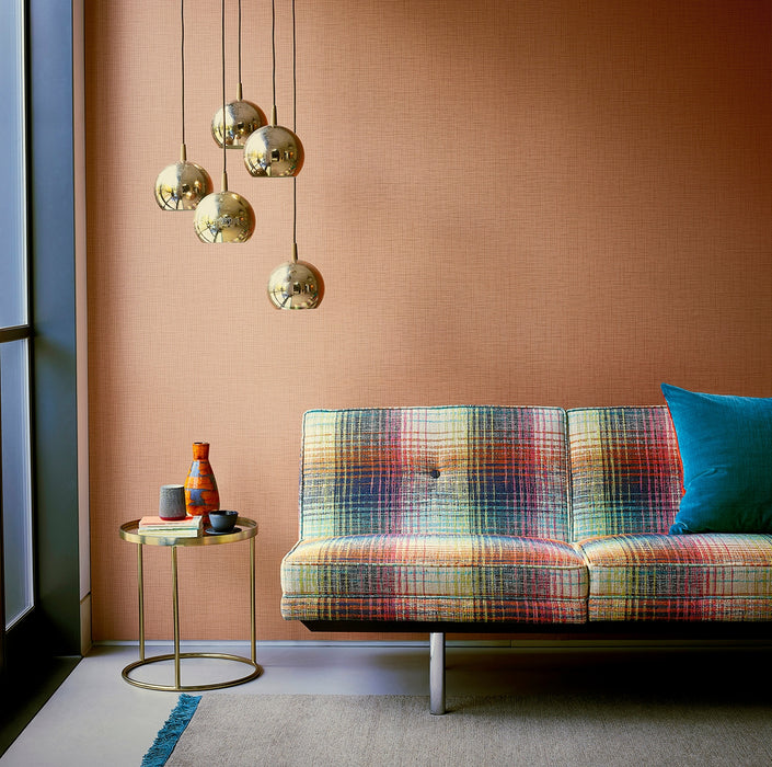 Harlequin Lint Wide Width Rust Wallpaper HTWW112098