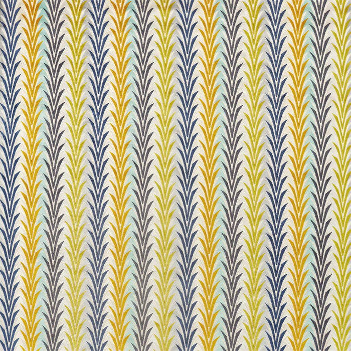 Harlequin Velika Sienna/Citrus/Ink Fabric Sample HVVC132967