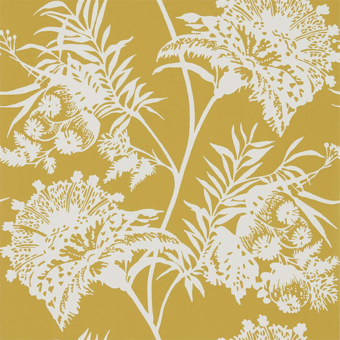 Harlequin Bavero Ochre Wallpaper Sample HZAP111764