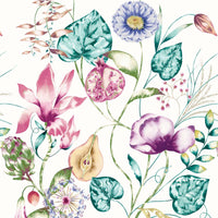 Harlequin Quitessence Lagoon/Cerise Wallpaper HZAP111775