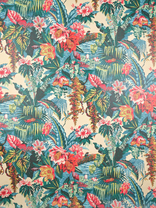 Pierre Frey Amour Des Tropiques Jungle Wallpaper Sample FP978002