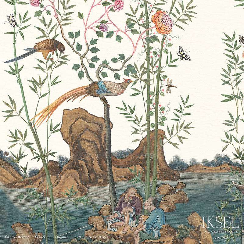 Schumacher Canton Reverie Original Wallpaper Sample IK2300