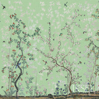 Iksel Eastern Eden Apple Green Wallpaper IK2503