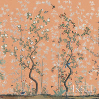 Iksel Eastern Eden Terra Cotta Wallpaper IK2504