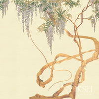 Iksel Edo Wisteria Ivory Wallpaper IK2606