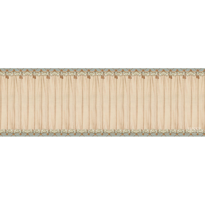 Schumacher Directoire Curtain Original Wallpaper Sample IK2700