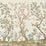 Schumacher Imperial Garden Bone Wallpaper Sample IK3100
