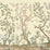 Schumacher Imperial Garden Ivory Wallpaper Sample IK3102