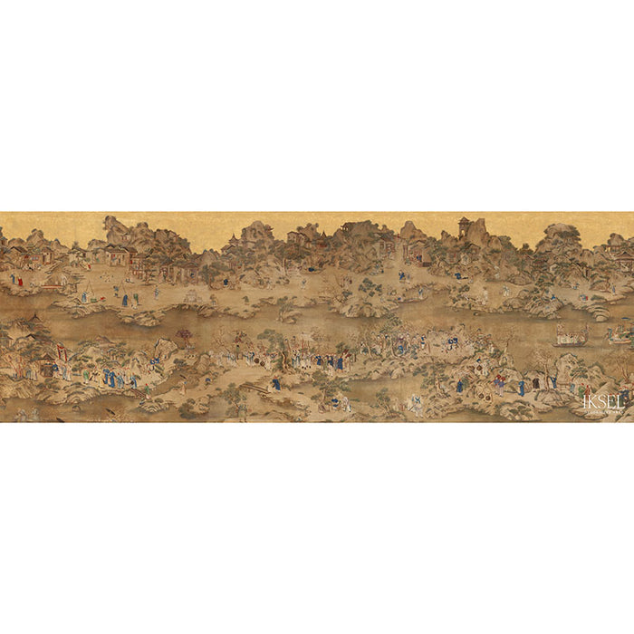 Schumacher Procession Original Wallpaper Sample IK3300