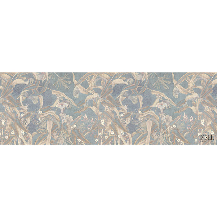 Schumacher Japanese Cornflowers Pastel Wallpaper Sample IK3401