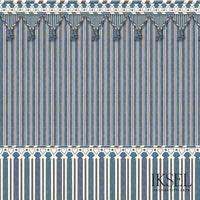 Iksel Kubilai's Tent Blue Wallpaper IK3600