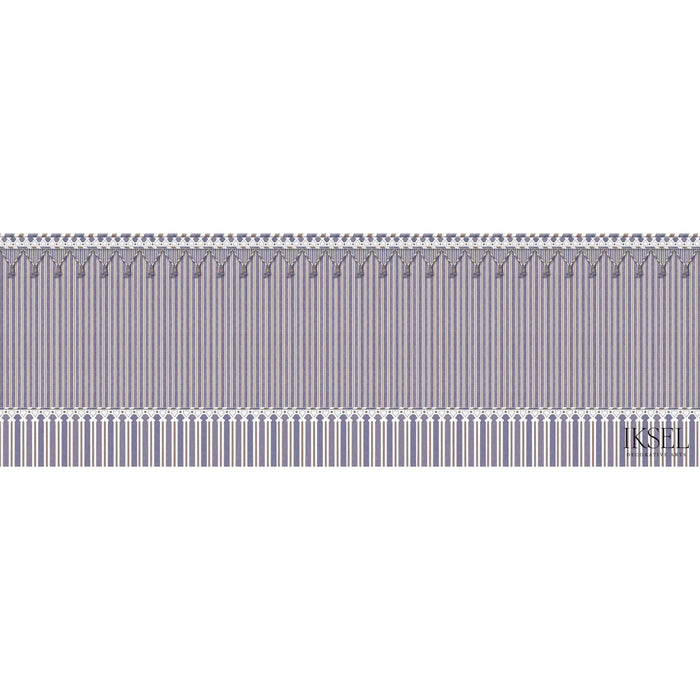 Schumacher Kubilai's Tent Mauve Wallpaper Sample IK3606