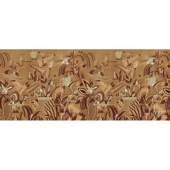 Schumacher Normandie Honey Wallpaper Sample IK3900