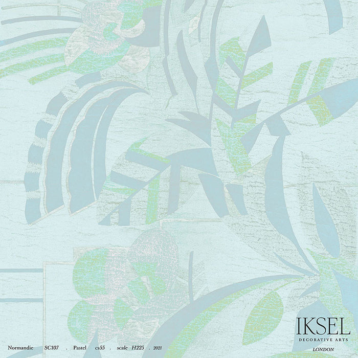 Schumacher Normandie Pastel Wallpaper Sample IK3901