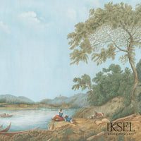 Iksel Pillement's Italy Multicolor Wallpaper IK4000