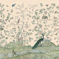 Iksel Xanadu Landscape Blush Wallpaper IK4405