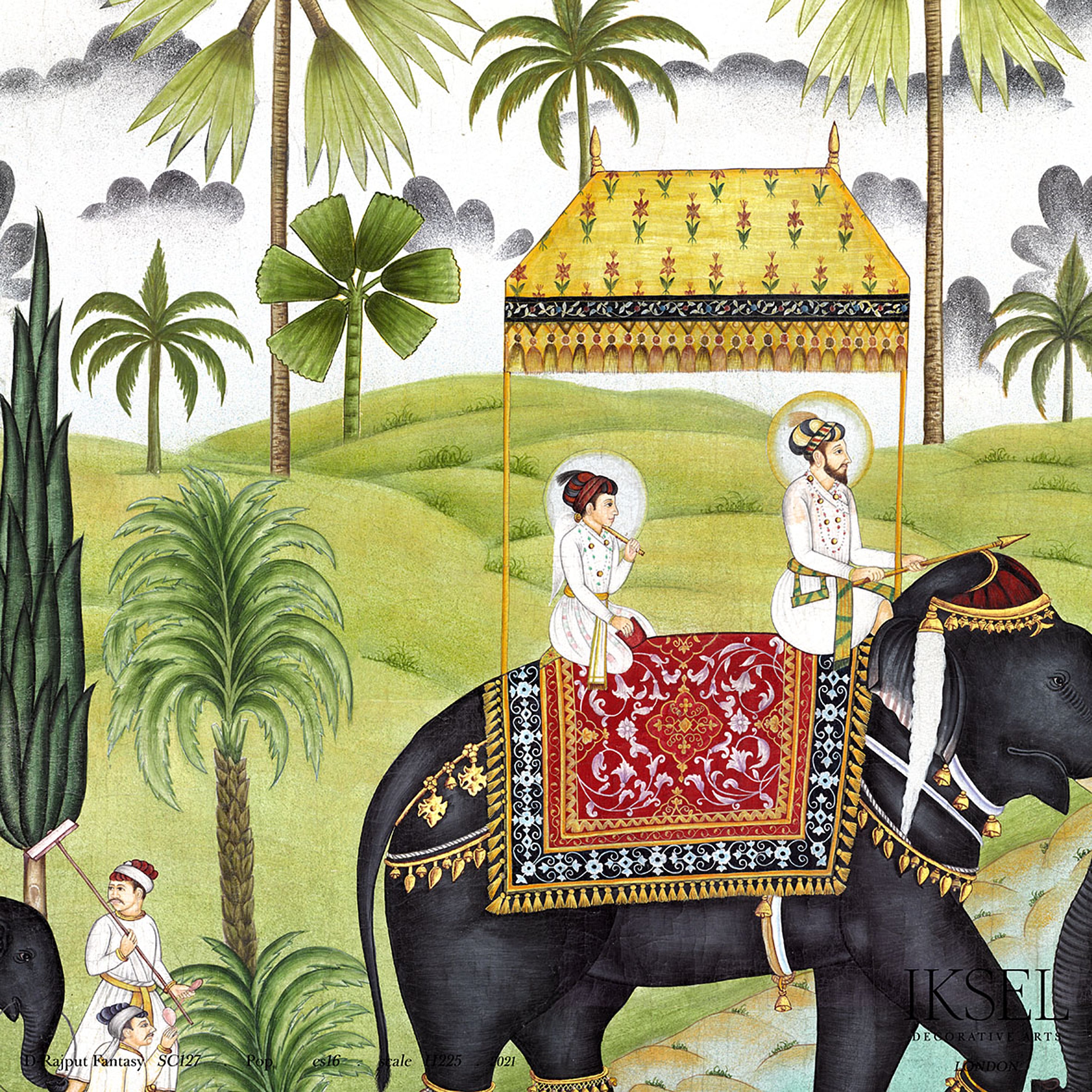 Schumacher D-Rajput Fantasy Pop Wallpaper Sample IK4501