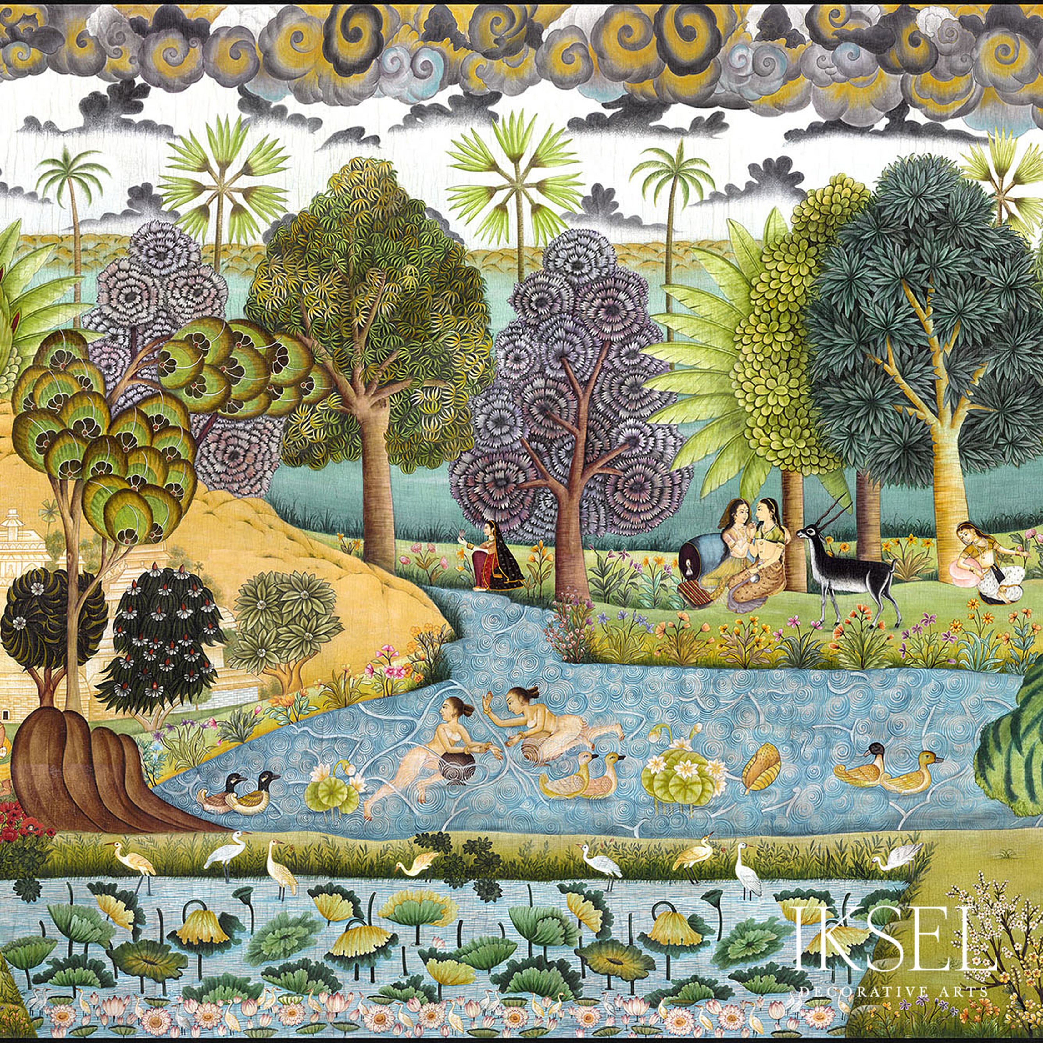 Schumacher D-Rajput Fantasy Pop Wallpaper Sample IK4501