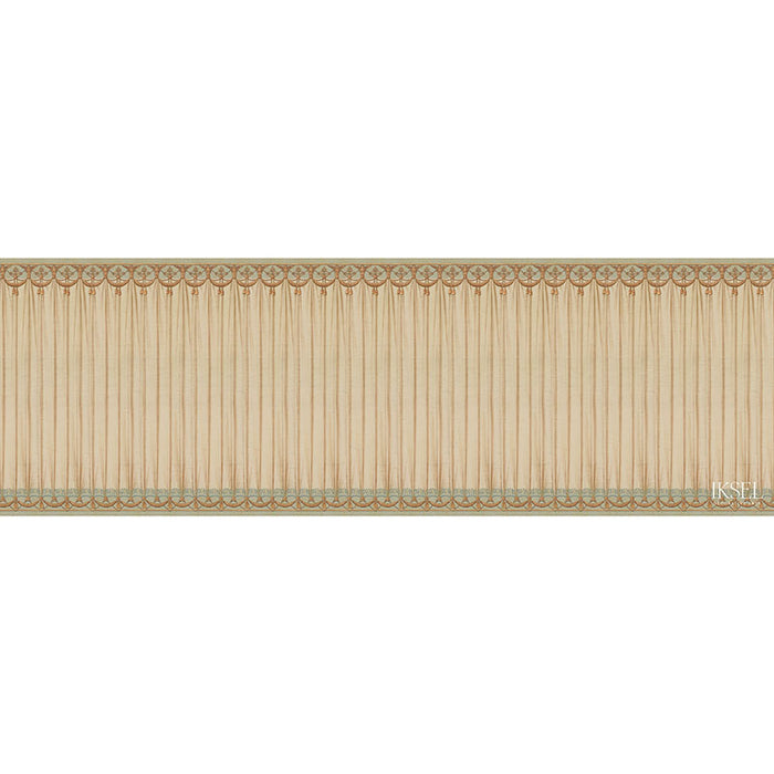 Schumacher Empire Curtain Original Wallpaper Sample IK4800