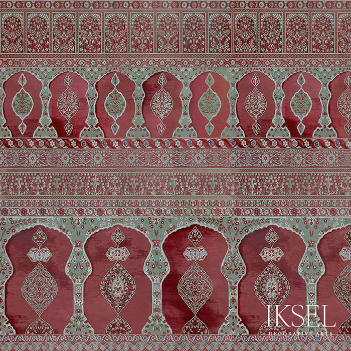 Schumacher Ottoman Tent Mehmet Original Wallpaper Sample IK5000