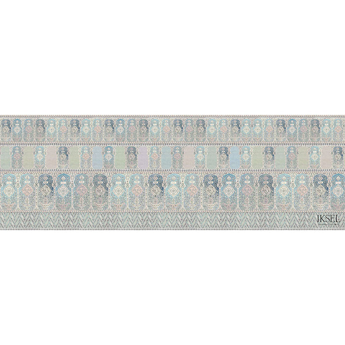 Schumacher Ottoman Tent Pasha Original Wallpaper Sample IK5100