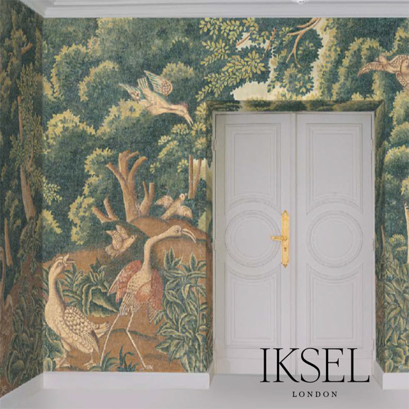 Schumacher Birds Tapestry Original Wallpaper Sample IK6100