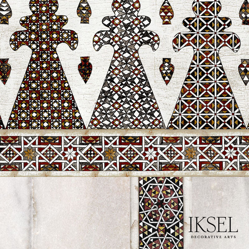 Schumacher Palermo Stripes Original Wallpaper Sample IK6400