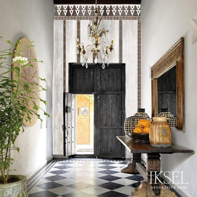 Schumacher Palermo Stripes Original Wallpaper Sample IK6400