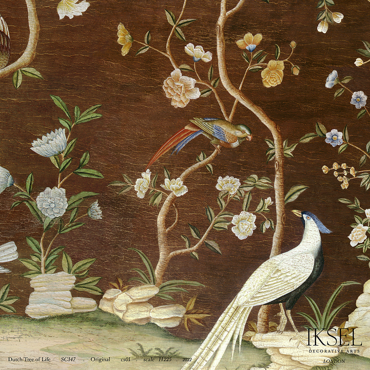 Schumacher Dutch Tree Of Life Original Wallpaper Sample IK6900