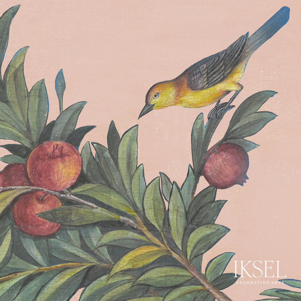 Schumacher Livia's Garden Sunrise Wallpaper Sample IK7000