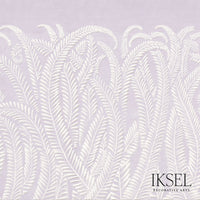 Iksel Art Deco Fern Amethyst Wallpaper IK7104