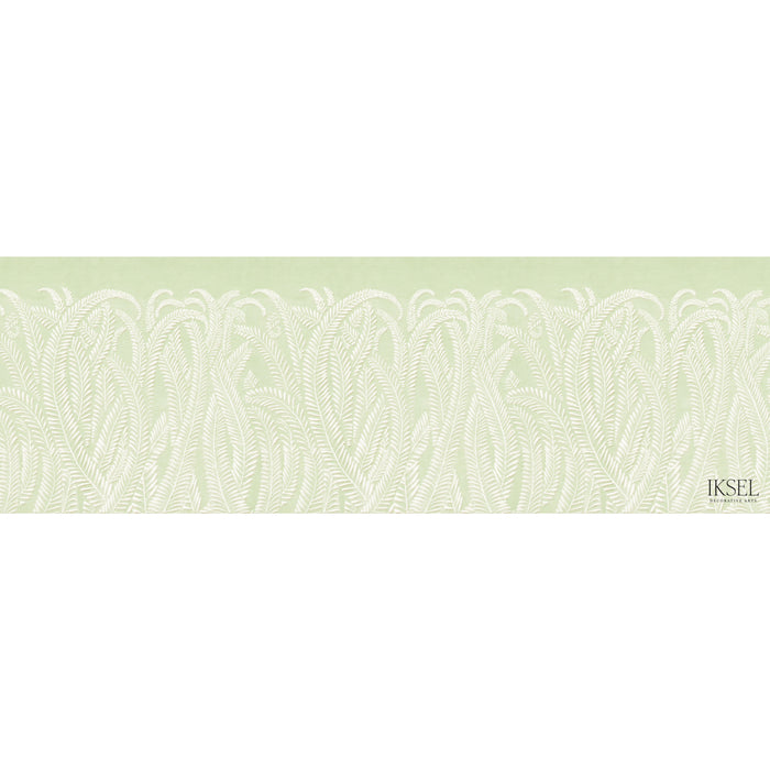 Schumacher Art Deco Fern Sea Weed Wallpaper Sample IK7105
