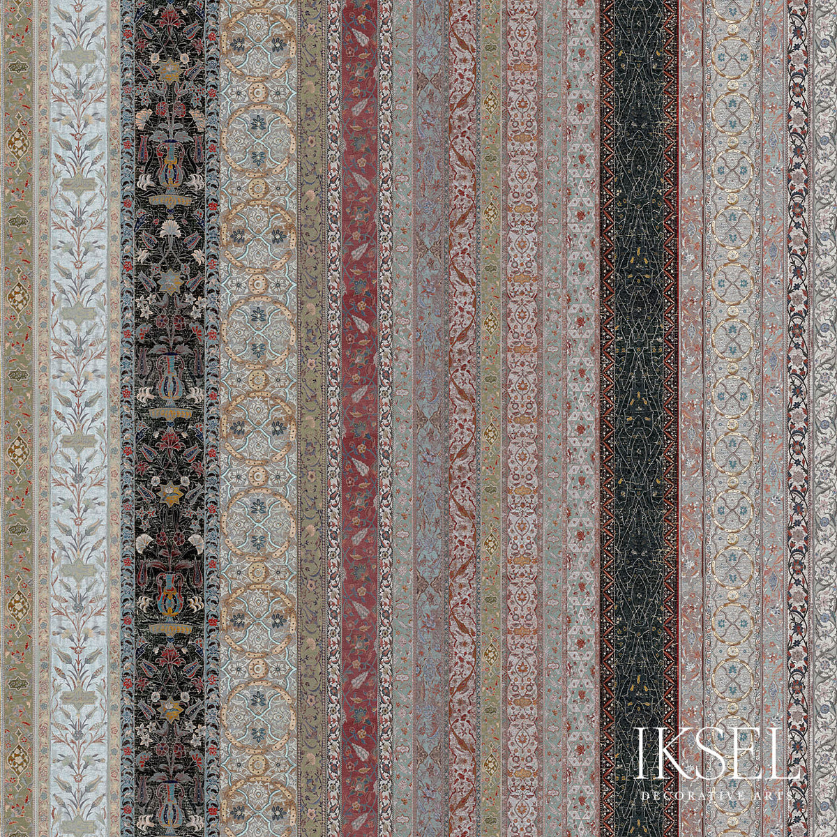 Schumacher Rumi Gouache Wallpaper Sample IK7200