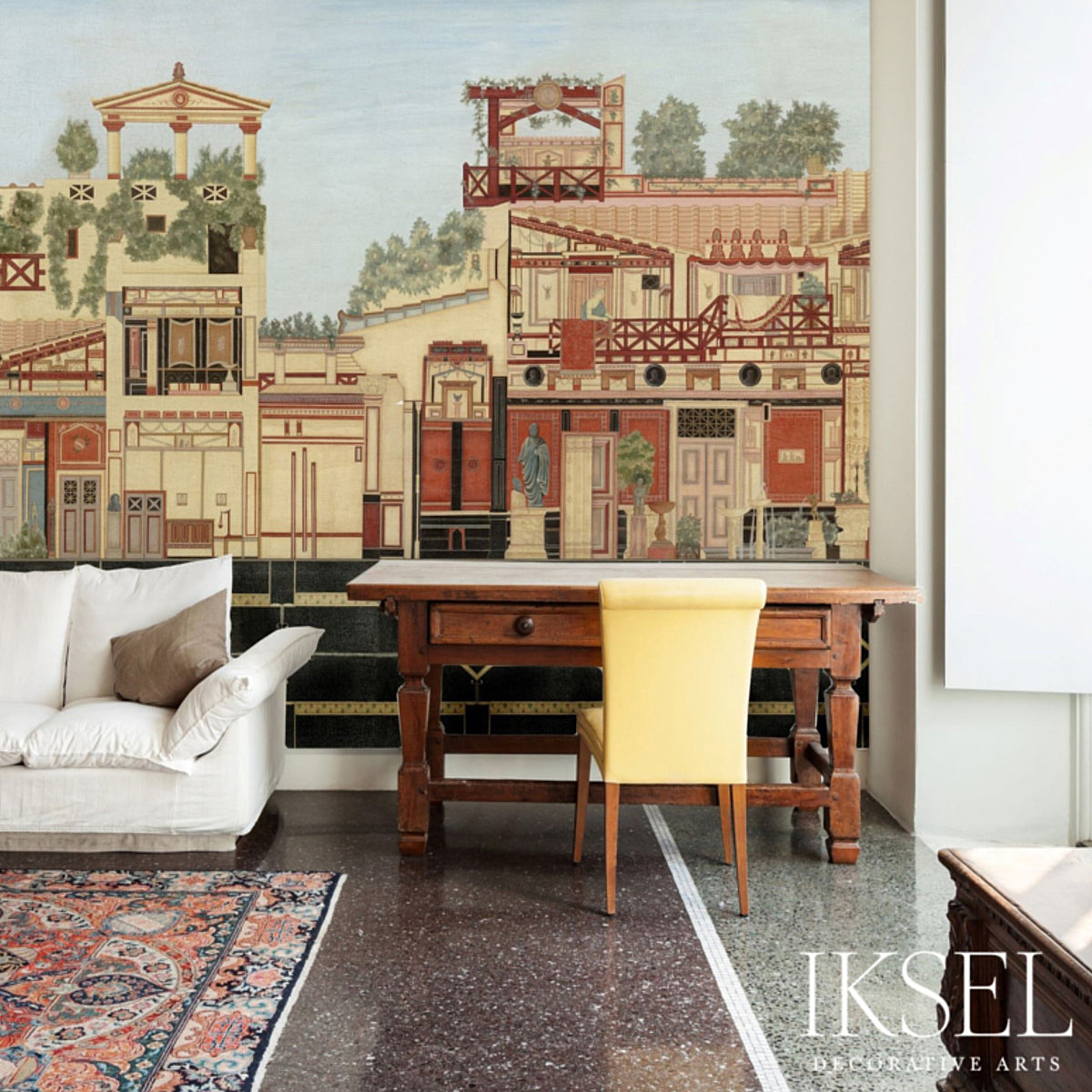 Schumacher Roman Villa Original Wallpaper Sample IK7500