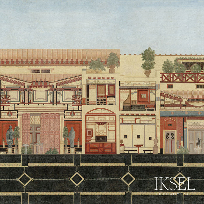 Schumacher Roman Villa Original Wallpaper Sample IK7500