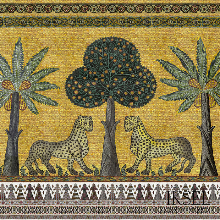 Schumacher Palermo Landscape Original Wallpaper Sample IK7600