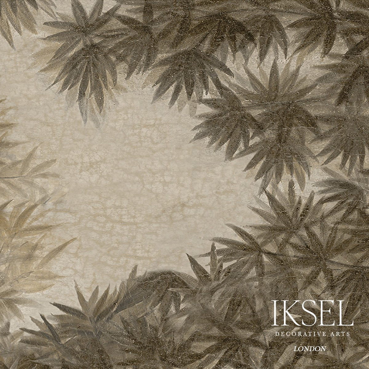 Schumacher Italian Promenade Sepia Tones Wallpaper Sample IK7701