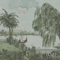 Iksel Swan Lake Multicolor Wallpaper IK7900