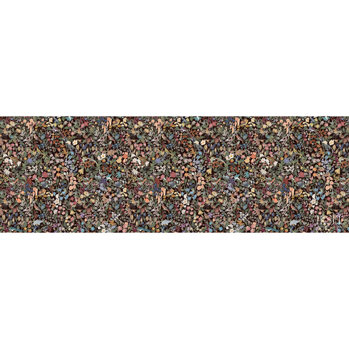 Schumacher Blooming Fantasy Licorice Wallpaper Sample IK8004