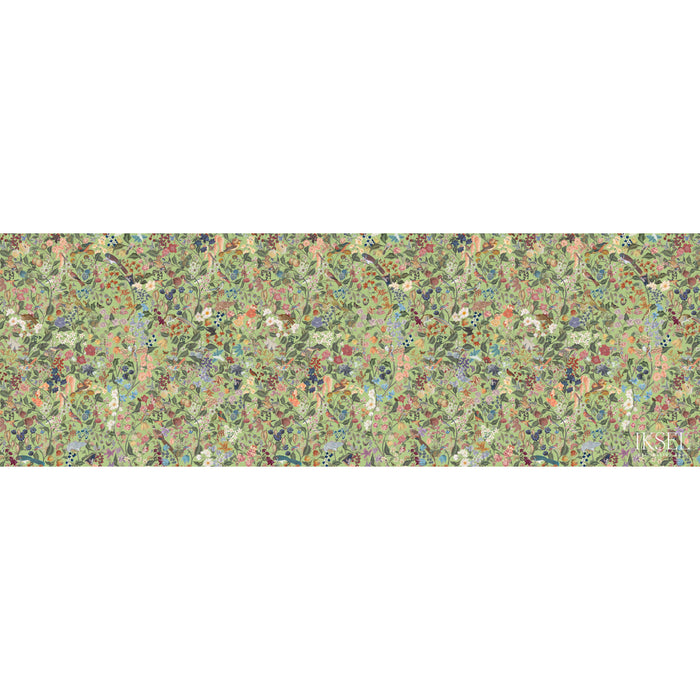 Schumacher Blooming Fantasy Pear Green Wallpaper Sample IK8007