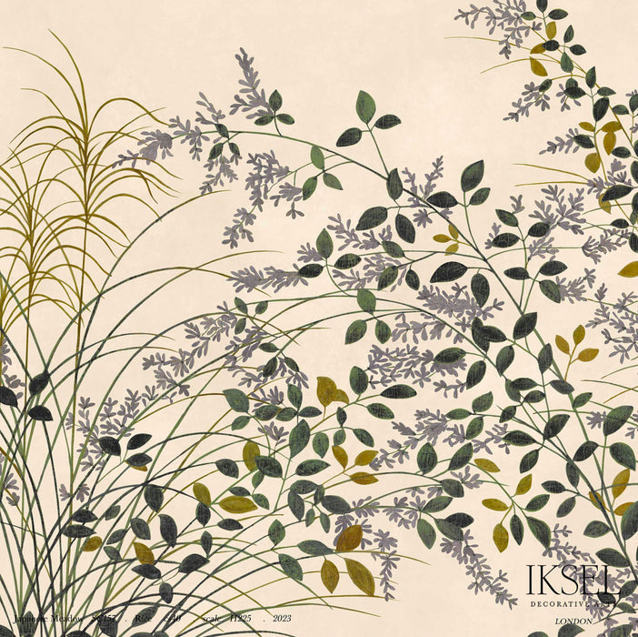 Schumacher Japanese Meadow Rice Wallpaper Sample IK8202