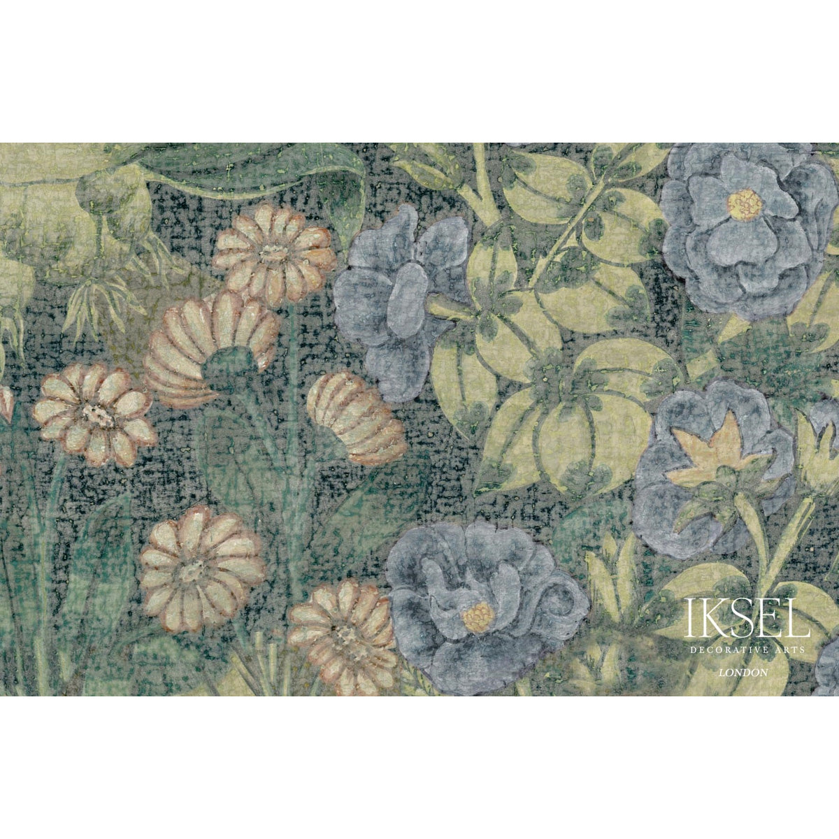 Schumacher Floral Tapestry Allover Original Wallpaper Sample IK8600