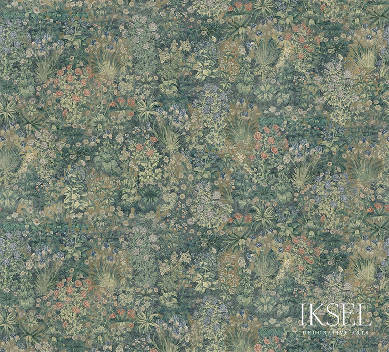 Schumacher Floral Tapestry Allover Original Wallpaper Sample IK8600