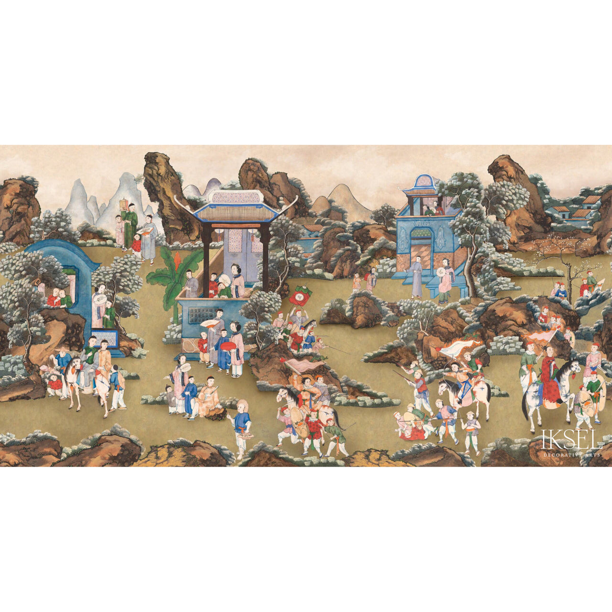 Schumacher Chinese Suite Original Wallpaper Sample IK8900