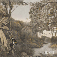 Iksel Amazonia Sepia Tones Wallpaper IK9001