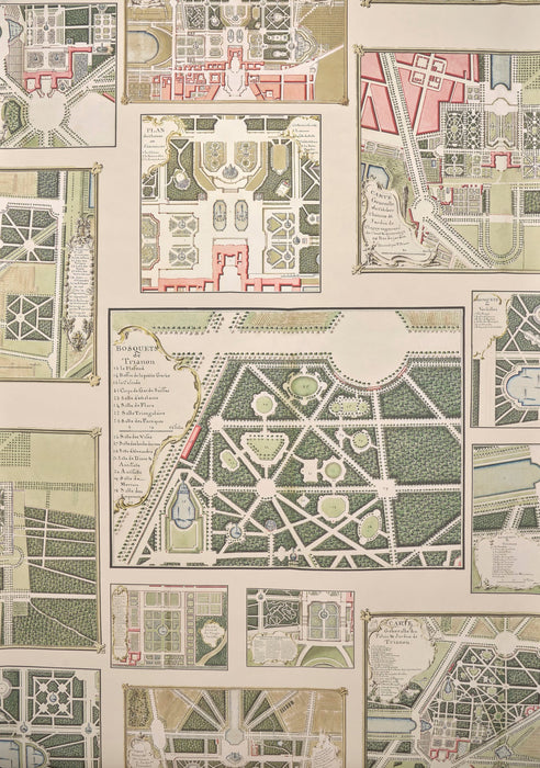 Pierre Frey Les jardins de versailles Original Wallpaper FP273001