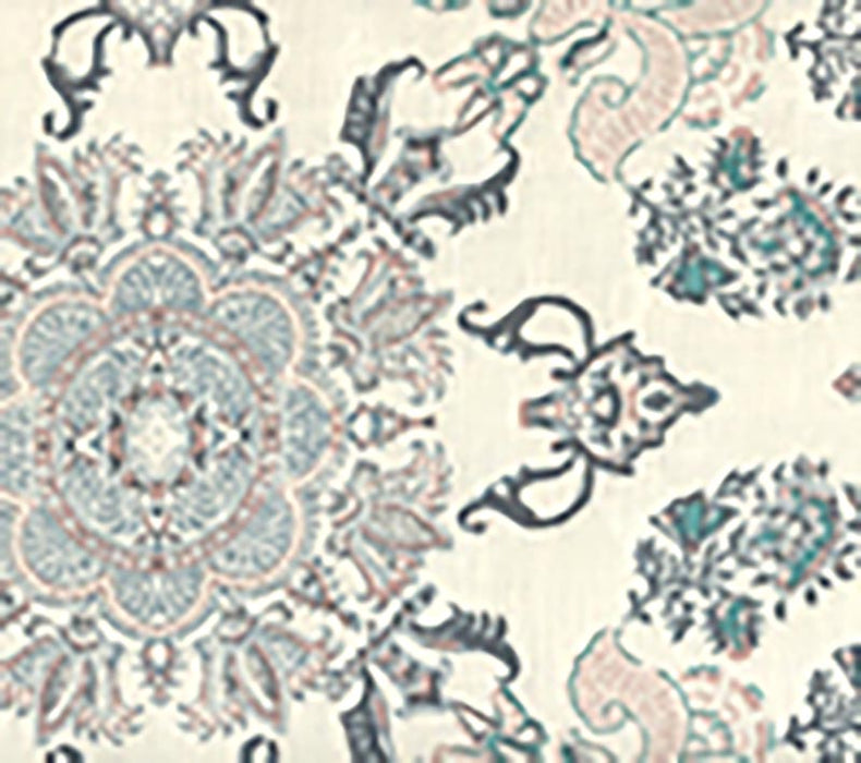 Home Couture Isfahan Blues Pink Gold Wallpaper Sample HC1980W-04AWP